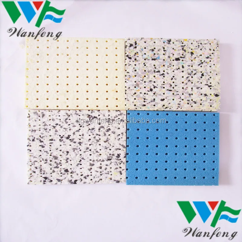 heat resistant non deforming PU rebonded sponge ironing board foam
