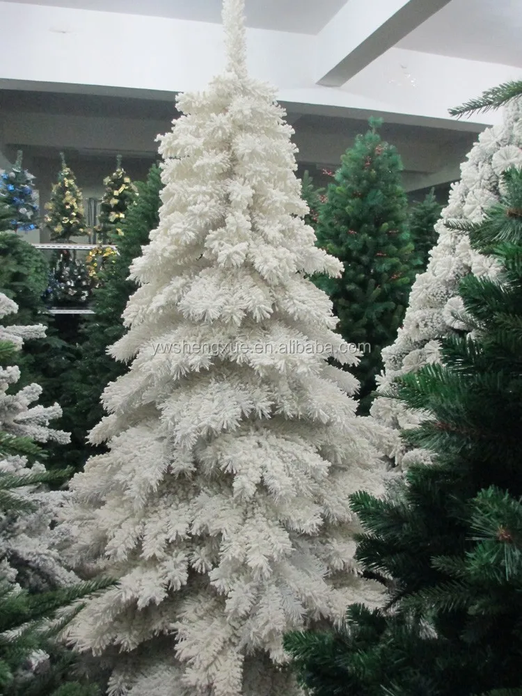 best seller real look 210cm snowing christmas tree with artificial snow SX-0301