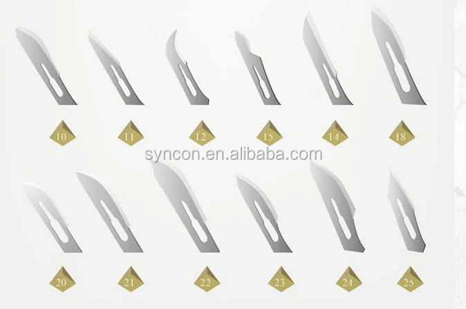 Syncon одноразовые стерилизовать хирургический скальпель лезвия