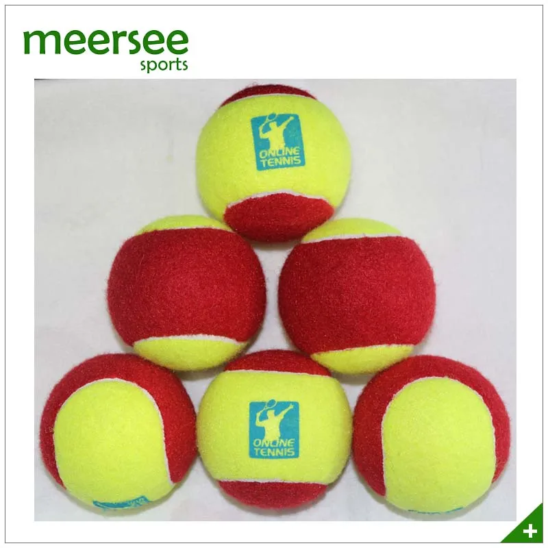 Orange & Yellow Standard 2.5 Inches Stage 2 personalized tennis ball