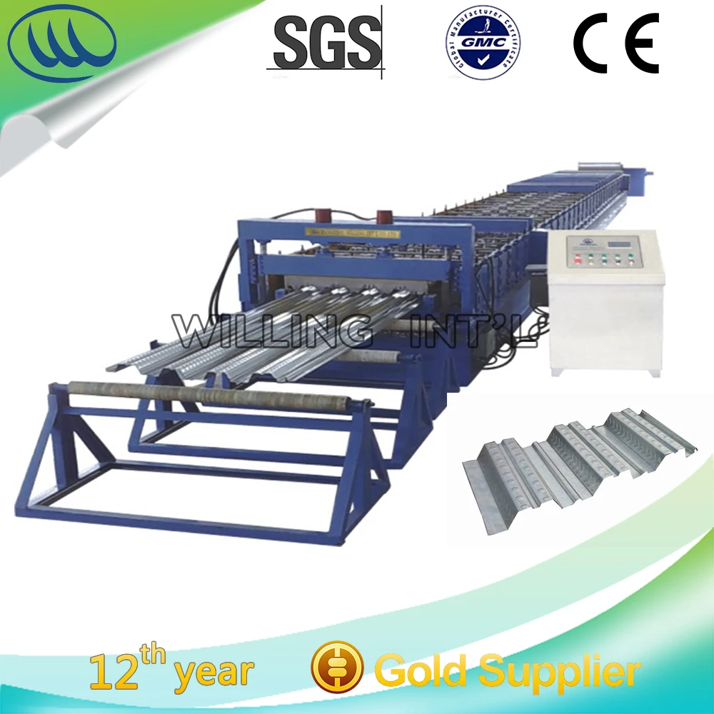 Customized Metal Galvanized Steel Floor deck sheet roll forming machine