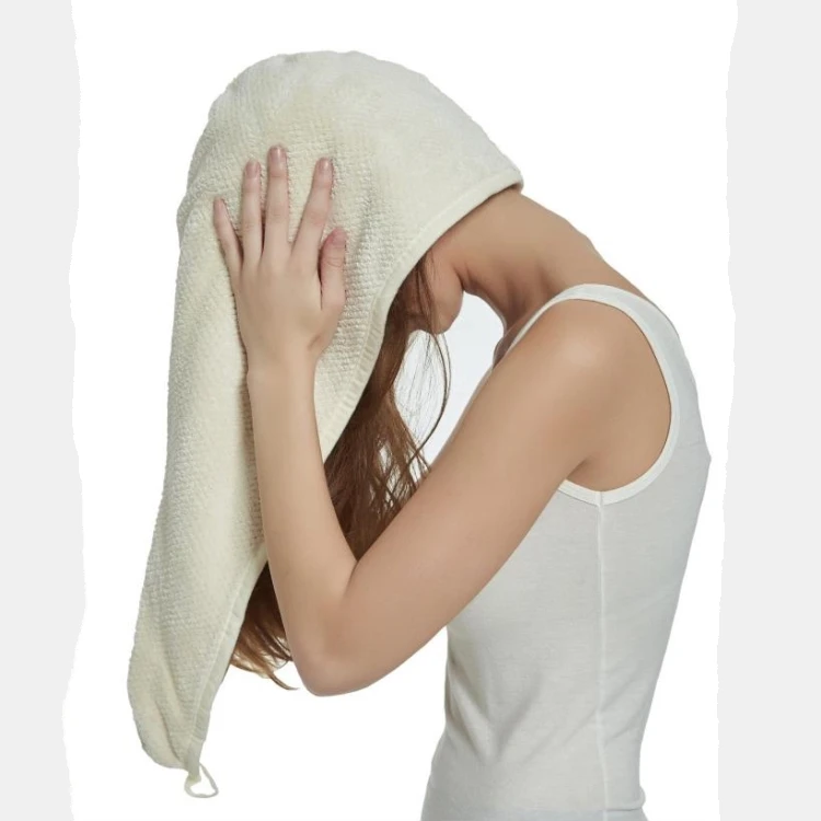 Popular custom wholesale magically super absorbent anti-frizz microfiber american goods towel turban dry hair caps