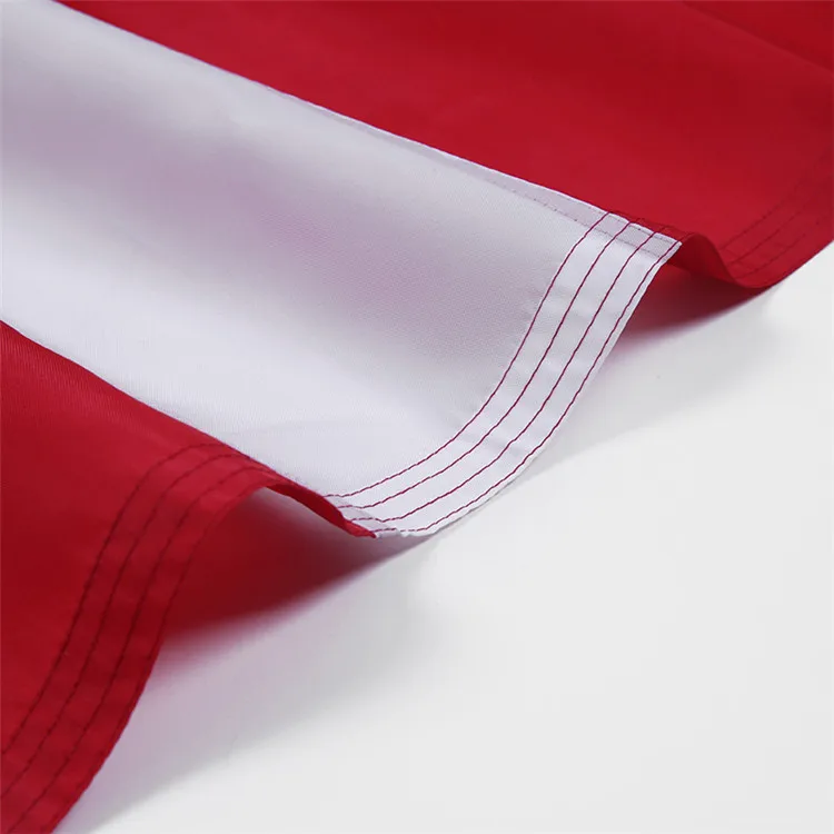 Wholesale different countries flying great durability red white stripes flag