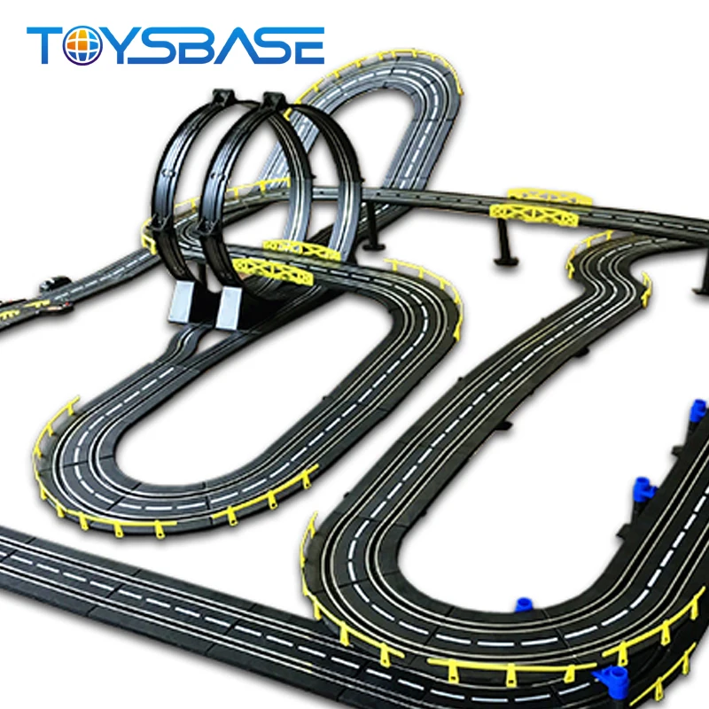 Shantou Toys High Speed Slot Car Race Track Miniaturas 1/43 Scale RC Car Electric Slot Track Toy