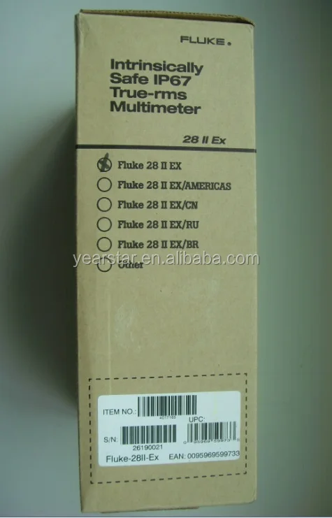 Fluke 28 II-EX Intrinsically Safe IP67 True-rms Multimeter
