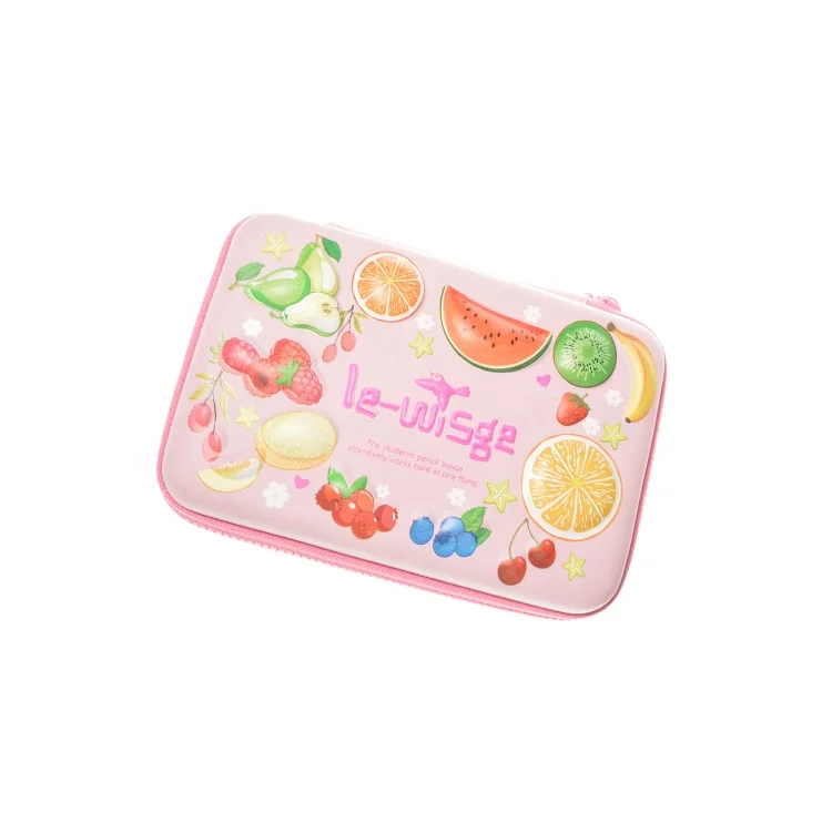 
Pencil Case 3D Cute EVA Pen Pouch Stationery Box Anti-Shock Large Capacity Multi-Compartment for Girls School Students Teens Kid 