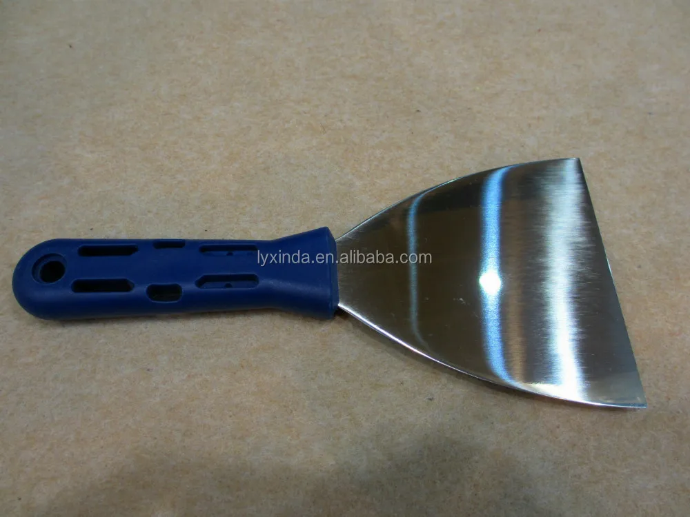 ice/coconut scraper with fiber/rubber handle/putty knife