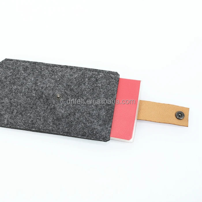 Promotional wholesale felt card bag card holder card case