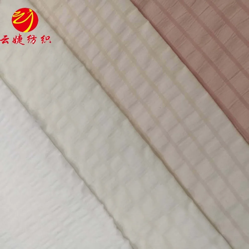 
Cheap Price 100%Polyester Seersucker Fabric Wholesale for Bed Linen 