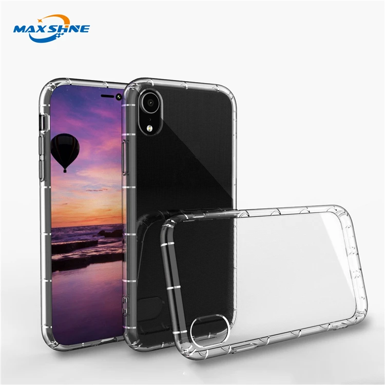 Guangzhou Fatory Clear Soft TPU Air Cushion Bumper Case Shockproof Case