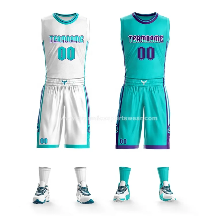 2018 Latest Basketball Jersey Design New Style Custom Pattern Sublimated