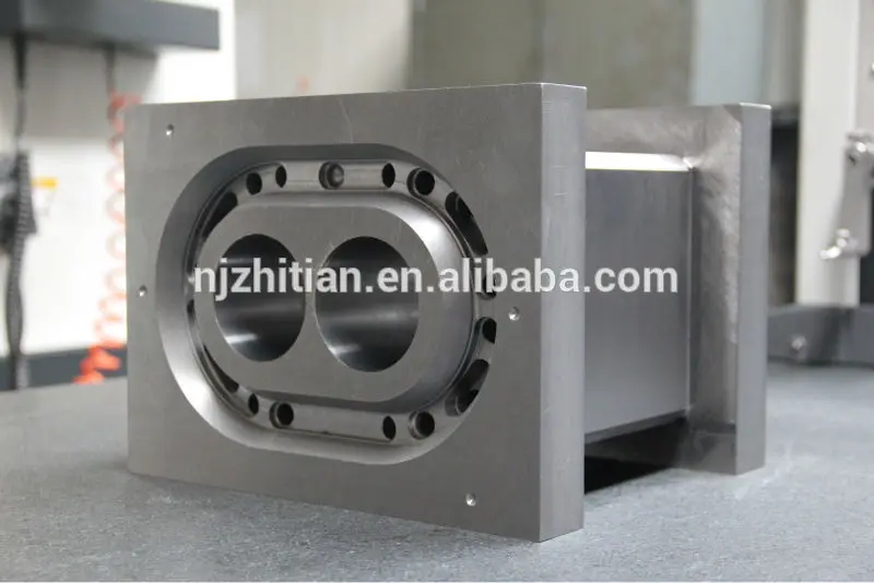 Устойчивые к давлению экструдер корма машины винт и баррель / резины шнека экструдера баррель резиновой машины