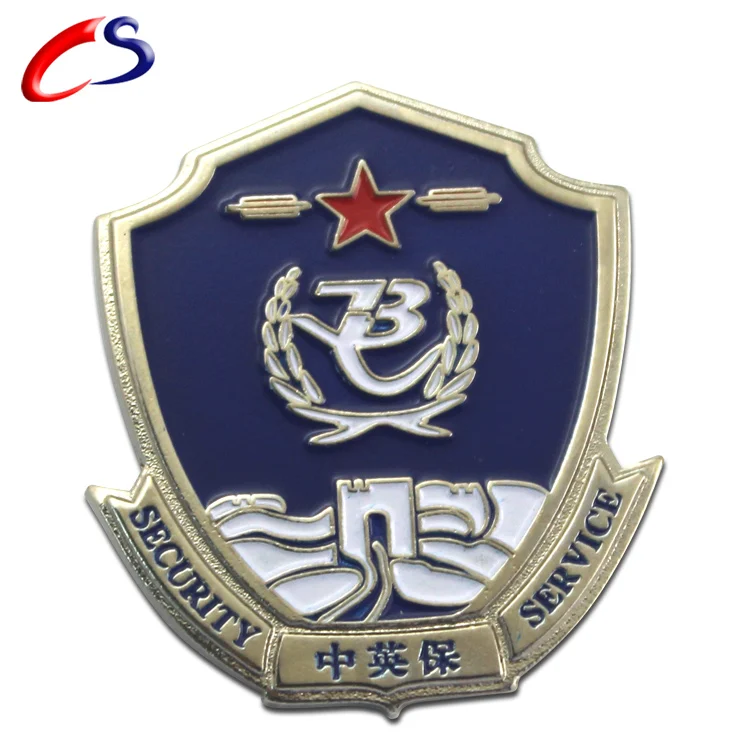 New design club 3d metal soccer pin badge