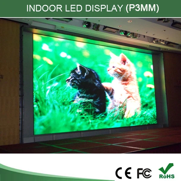 P3 PH3 64x64 Pixels Dot Matrix RGB Full Color LED Module Board for LED SIGN