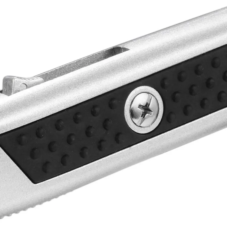 TPR rubber Zinc alloy  metal auto retract safety knife