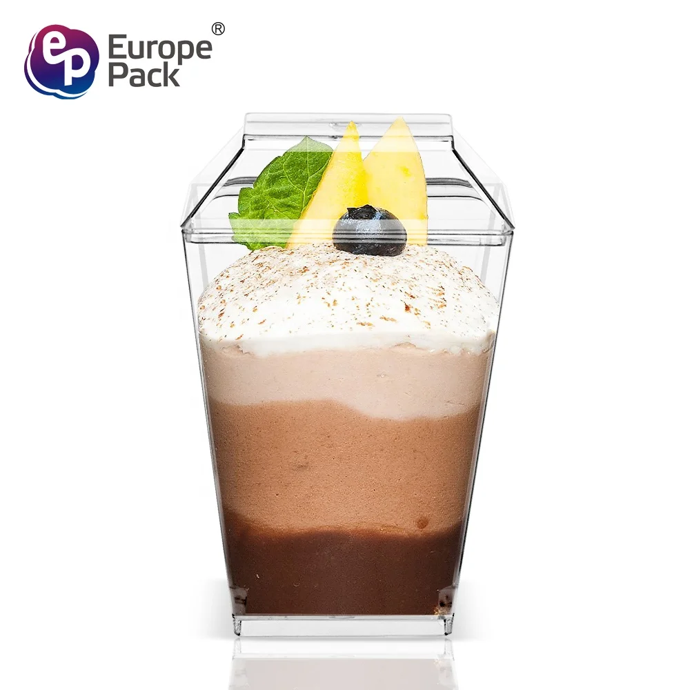 Food grade PS material funny mini plastic cup with lid