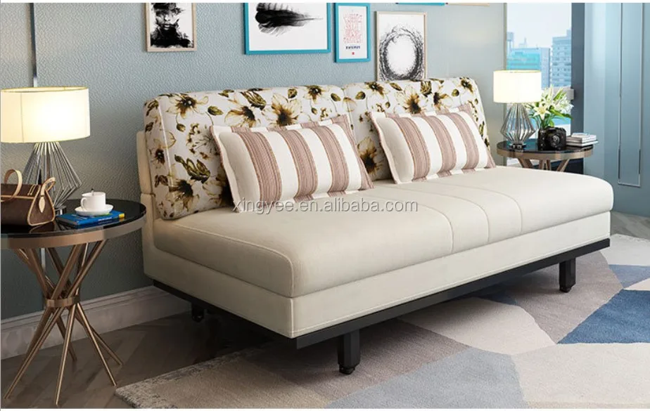 
Sofa Cum Bed Living room Furniture Fabric beds sofa transformer single seat folding sofa bed 