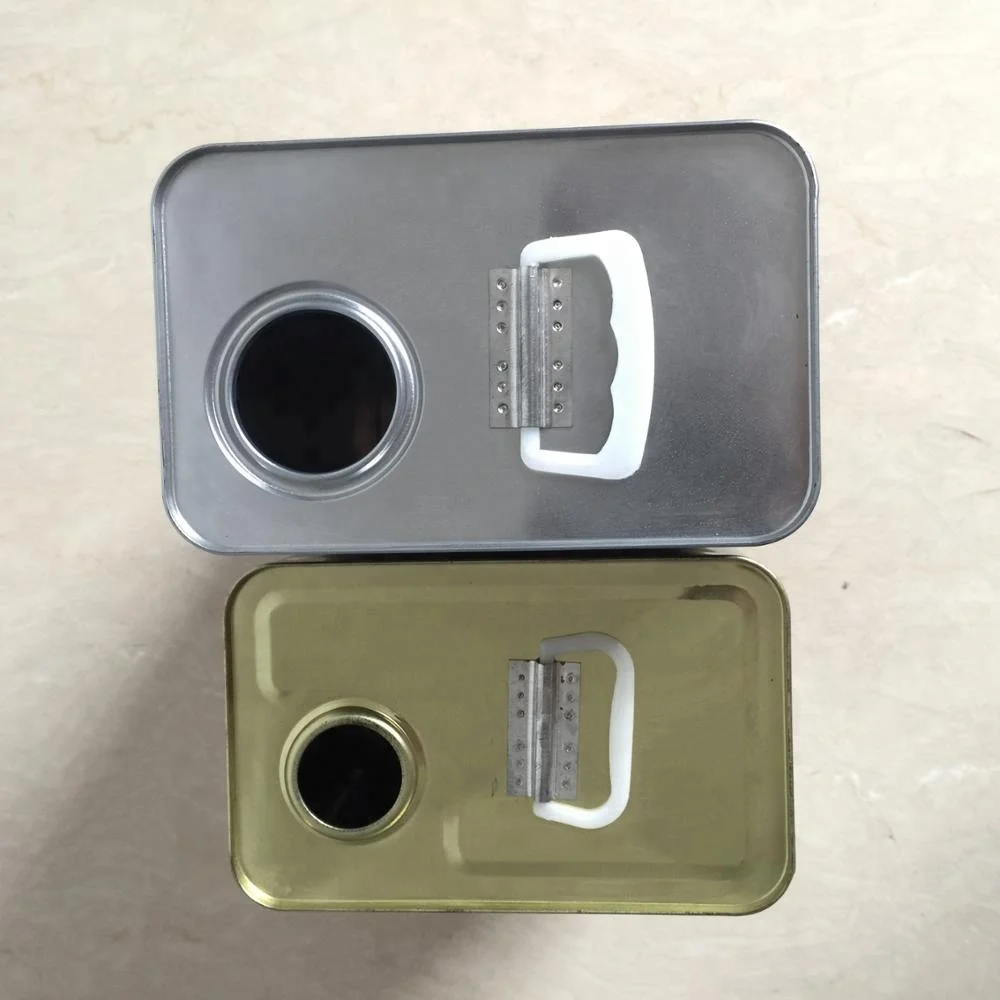 Black Gloss and Matte Finished F-Style Rectangular 4L/1 Gallon Motor Oil tin Cans Customized Available