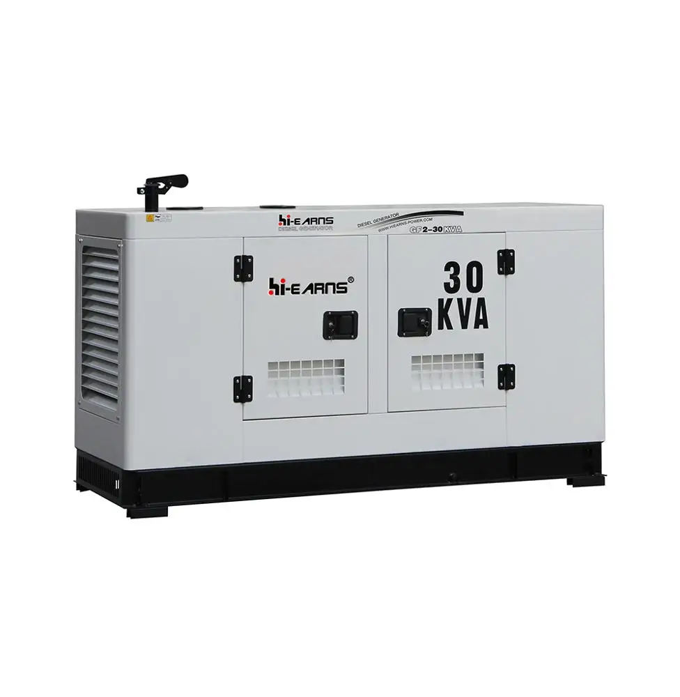New model 30 KVA 24KW white color emergency power diesel generator price