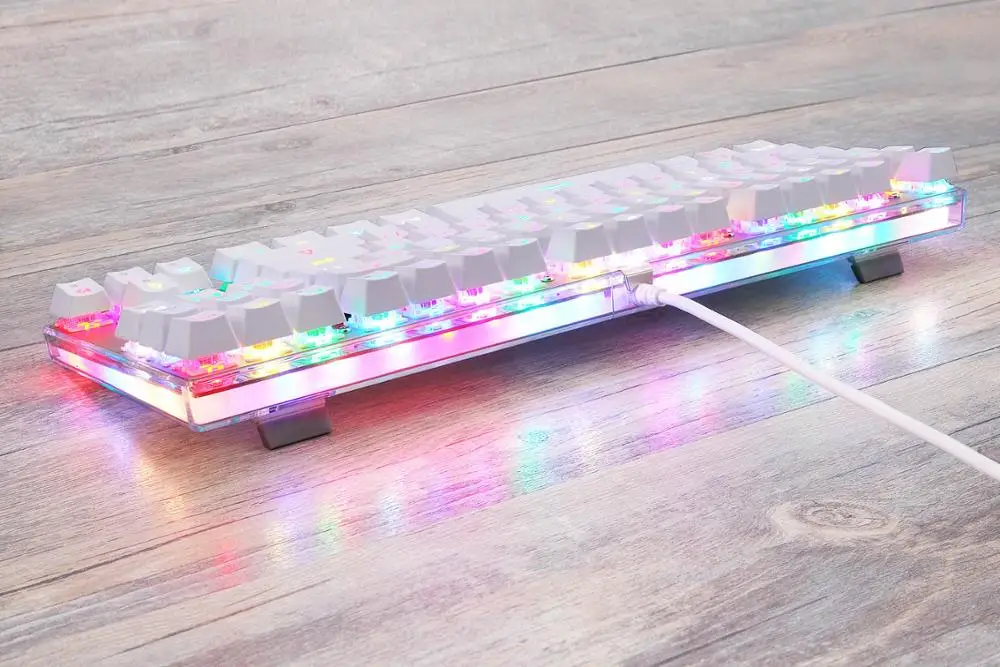  Проводная Механическая игровая клавиатура MOTOSPEED K87S RGB OEM с подсветкой логотипа 87 клавиш для LoL CF