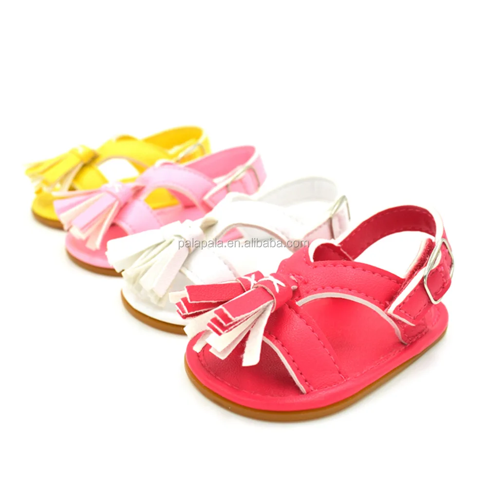 New Arrived Tassels PU Leather Shoes Baby Sandals