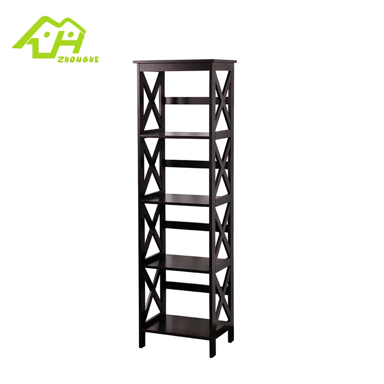 
64.5x28x159.5cm Multifunctional furniture portable book shelf modern wooden bookshelf 