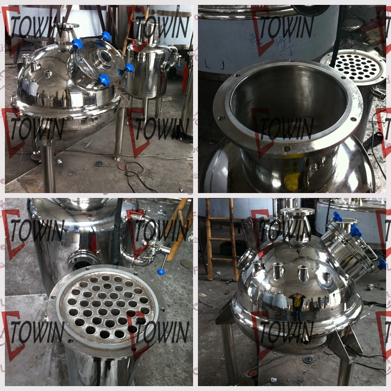 Industrial Spherical Evaporator Vacuum Reactor Price/vacuum evaporation machine price/herbal honey juice processing equipment