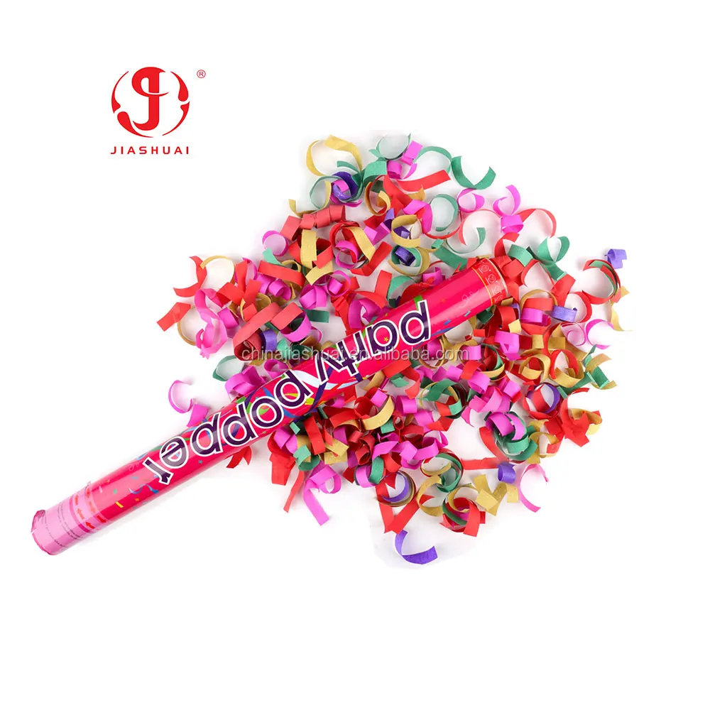 Promotional Cheap Confetti Cannon Disposable Festival Bottle Shape Party Popper