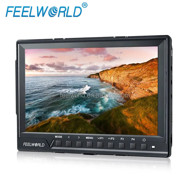 FEELWORLD лучшие продажи 7 дюймов Full HD разрешение 1920x1200 4 К DSLR камера-топ-монитор