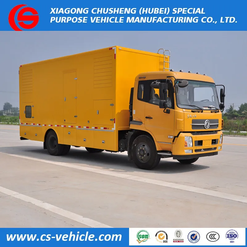
China 6-Wheels Generator Mobile Emergency Power / Electric Supply Truck for Sale 