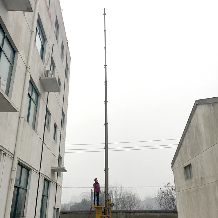 
Pneumatic telescopic tripod mast vehicle mounted telescopic mast 