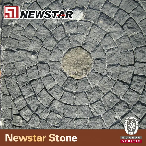 Driveway granite cobblestone