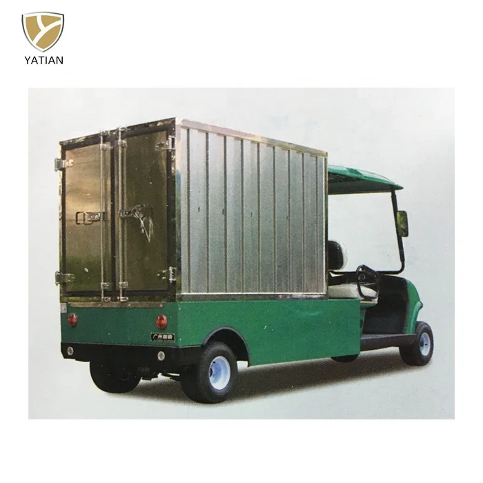 2 seater electric utv cart utility vehicle with cargo box