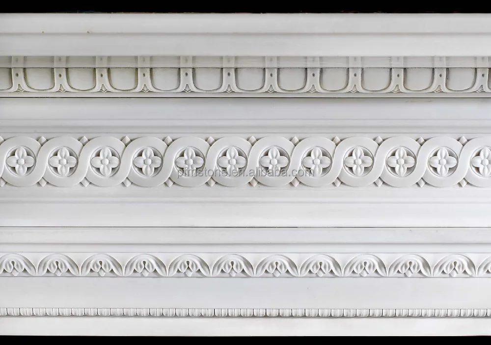 A Victorian white marble antique fireplace mantel french fireplace mantel