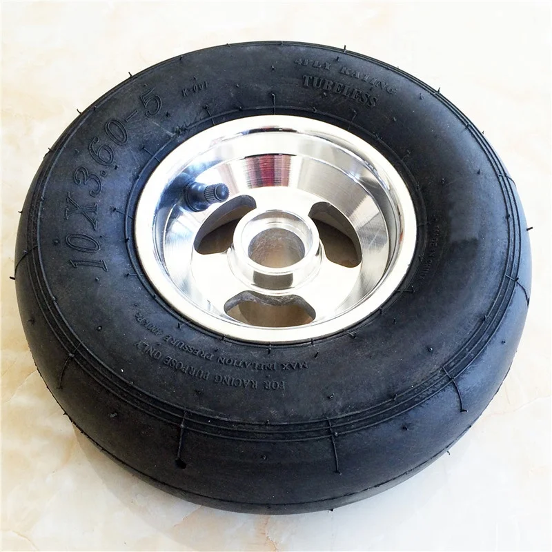 HOT SELL Go kart Tire and Rims 10x3.6-5 Tire with 5 inch Wheel Rim