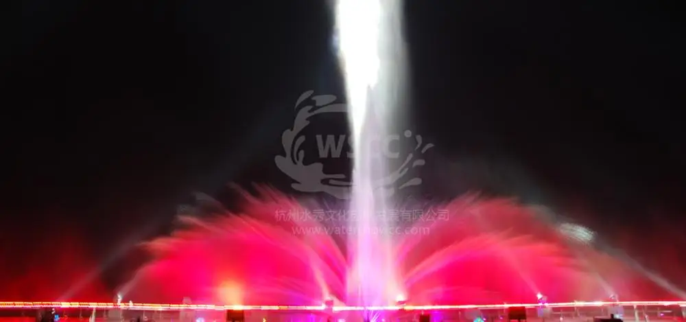 Multimedia Water Show in Tai Zhou,Jiang Su Province,China