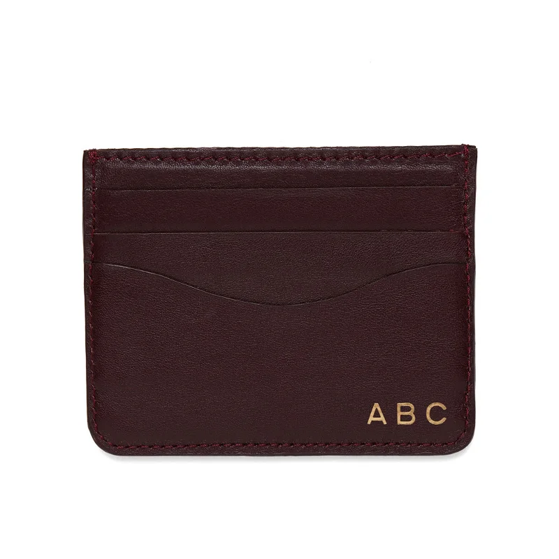 credit mini leather cardholder women