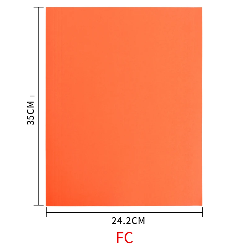 Fudek eco-friendly manila paper a4 colorful simple design file folder