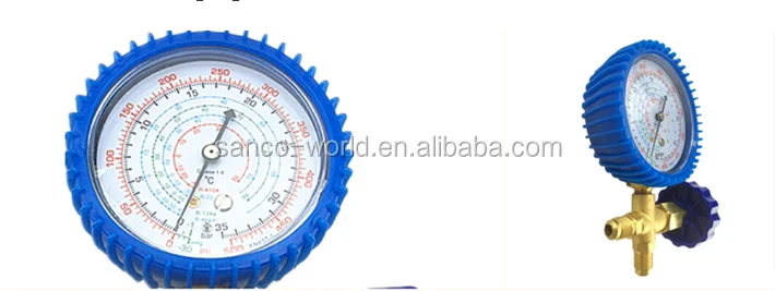 
Air Conditioner Refrigeration Single Manifold Pressure Gauge Tool 