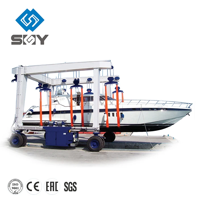 Boat Marine Travel Lift Crane 20 Ton for Mobile Boat Hoist