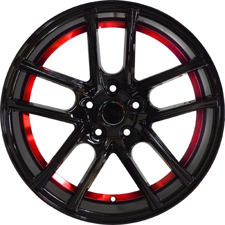 
Supply 5 hole wheel rim 15x6j wheel rim gold colored car alloy wheel rim for sale 
