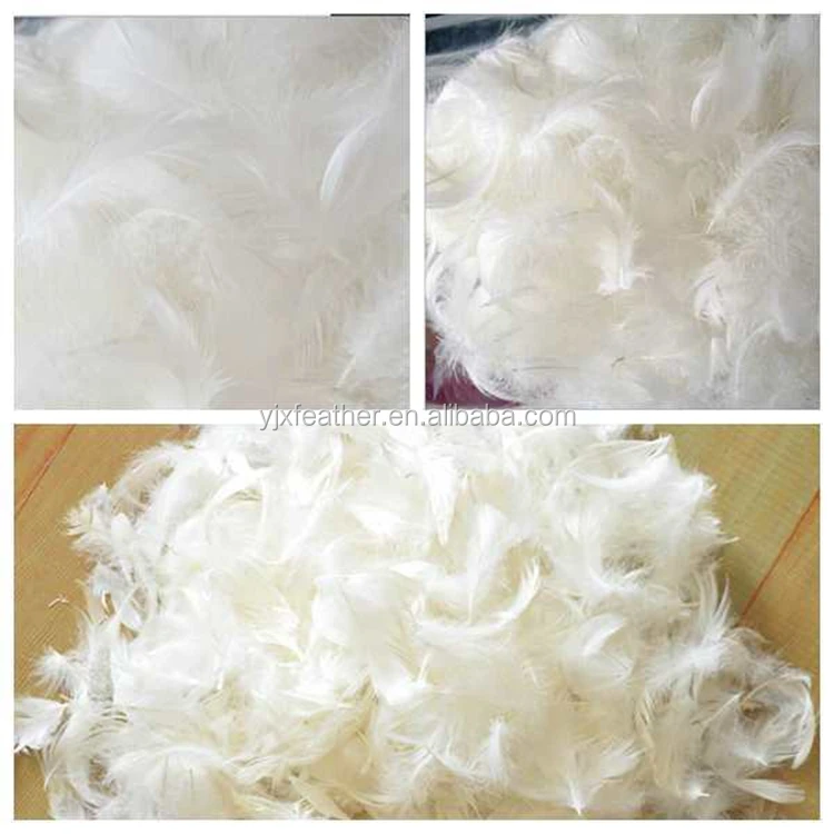 Wholesale white washed White Duck down Feather  Goose feather Duck Feather for Decorations
