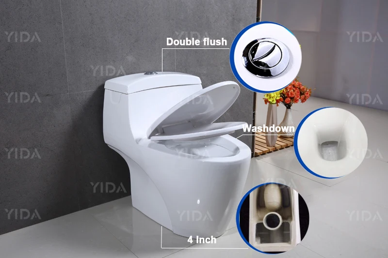 Siphonic Short Tank Toto Wc Toilet Bowl Ceramic Toilet Price