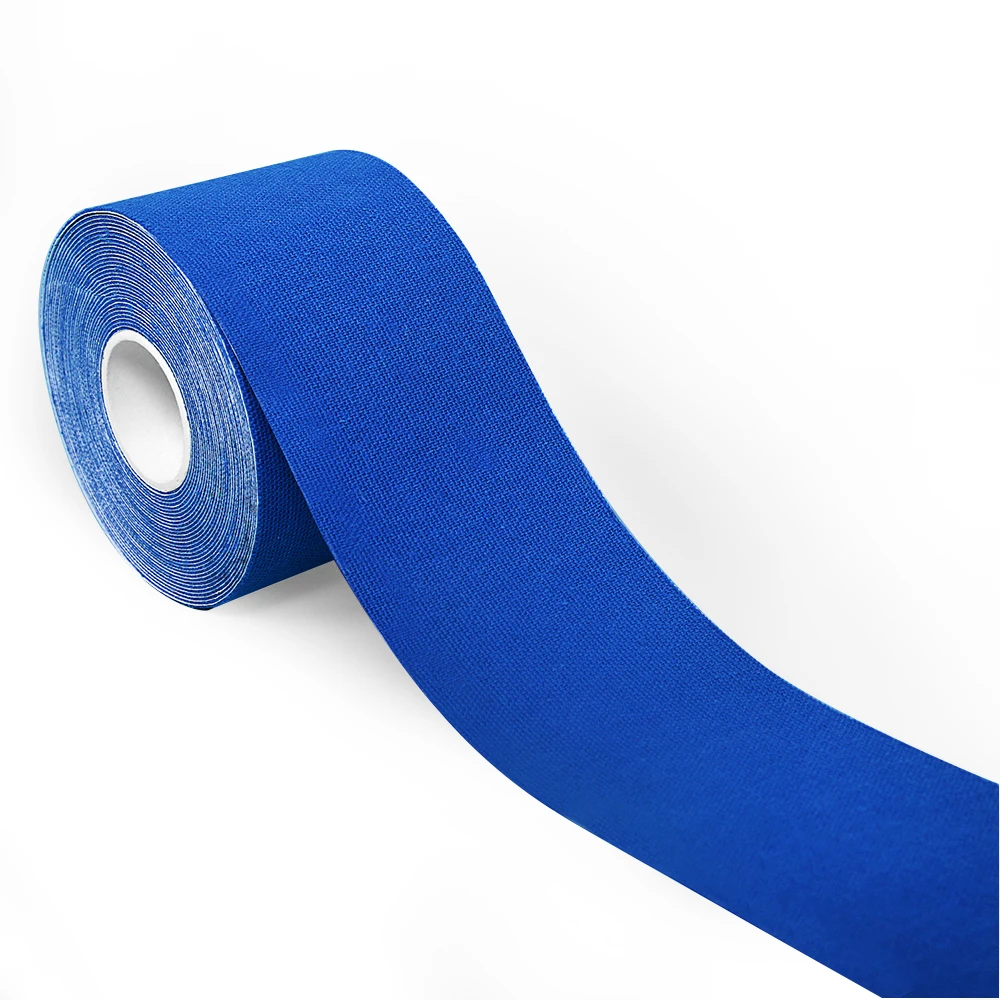 
High Quality Waterproof Synthetic Fabric Kinesiology Tape with Acrylic Glue Latex Free Hypoallergenic for Swimming Tension Game 
