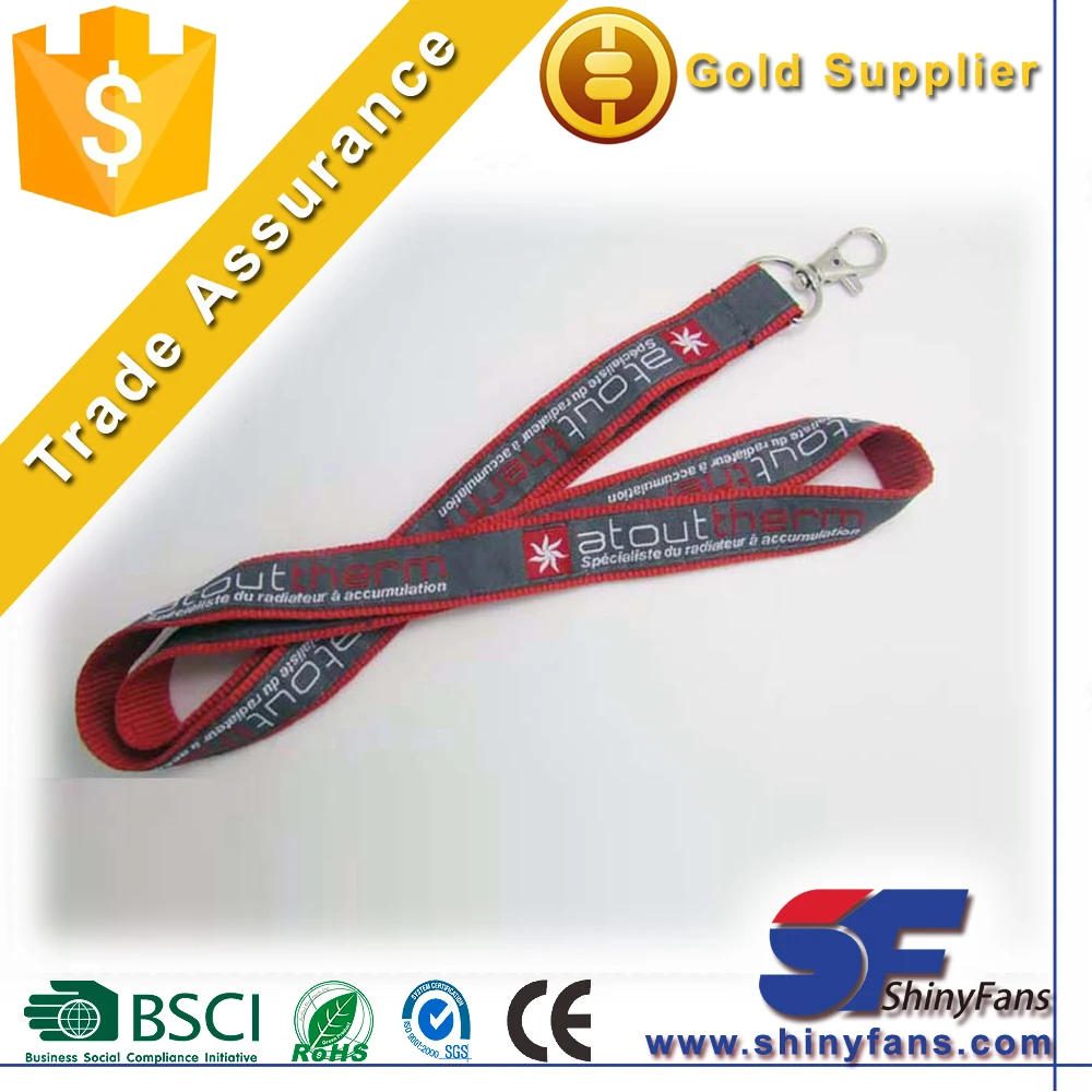 Fashion Customer Design Promotional Woven Lanyard