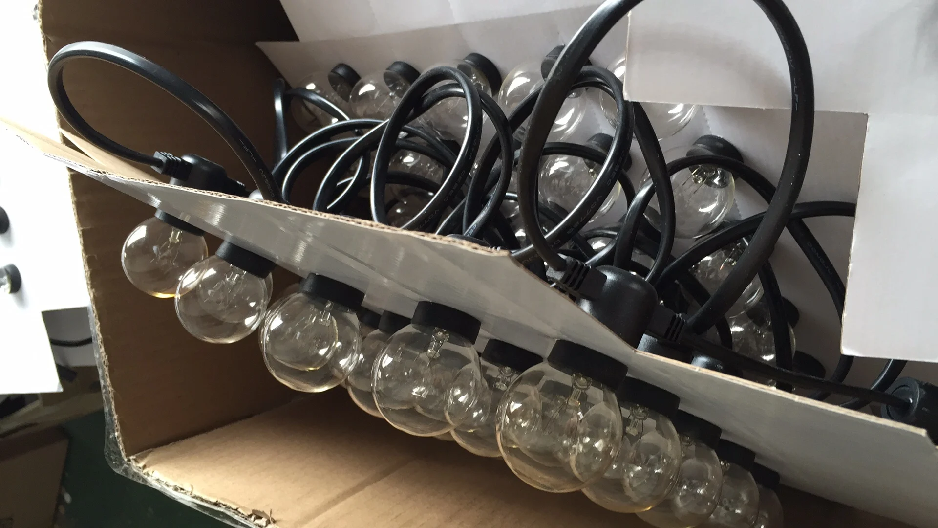  Рождественская Коммерческая наружная гирлянда g40 для внутреннего дворика праздничного и украшения