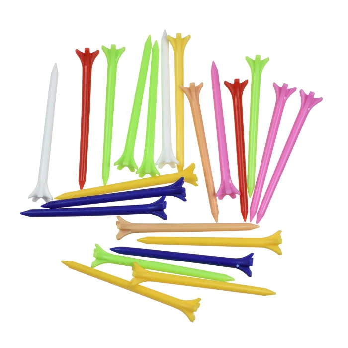 
Custom packaging high quality colorful plastic golf tees 