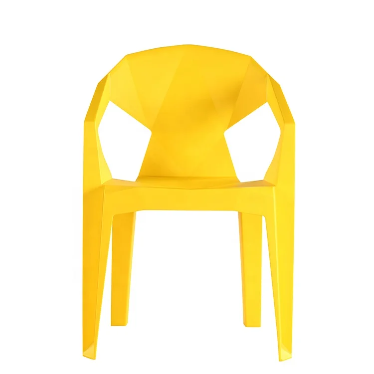 European style durable stackable dining pp chair plastic