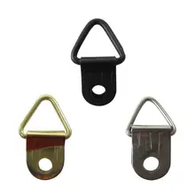 100pcs Big size Photo Hook triangle D-Ring Hanging Picture oil Painting Mirror Frame Hooks Hangers