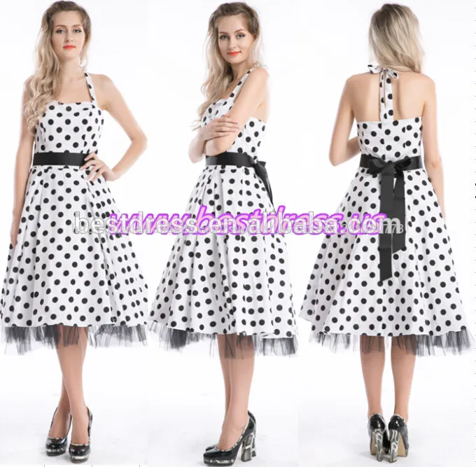 китай поставщиком оптовая рокабилли одеёды плюс размера старинный 1950s стиль горошек платье